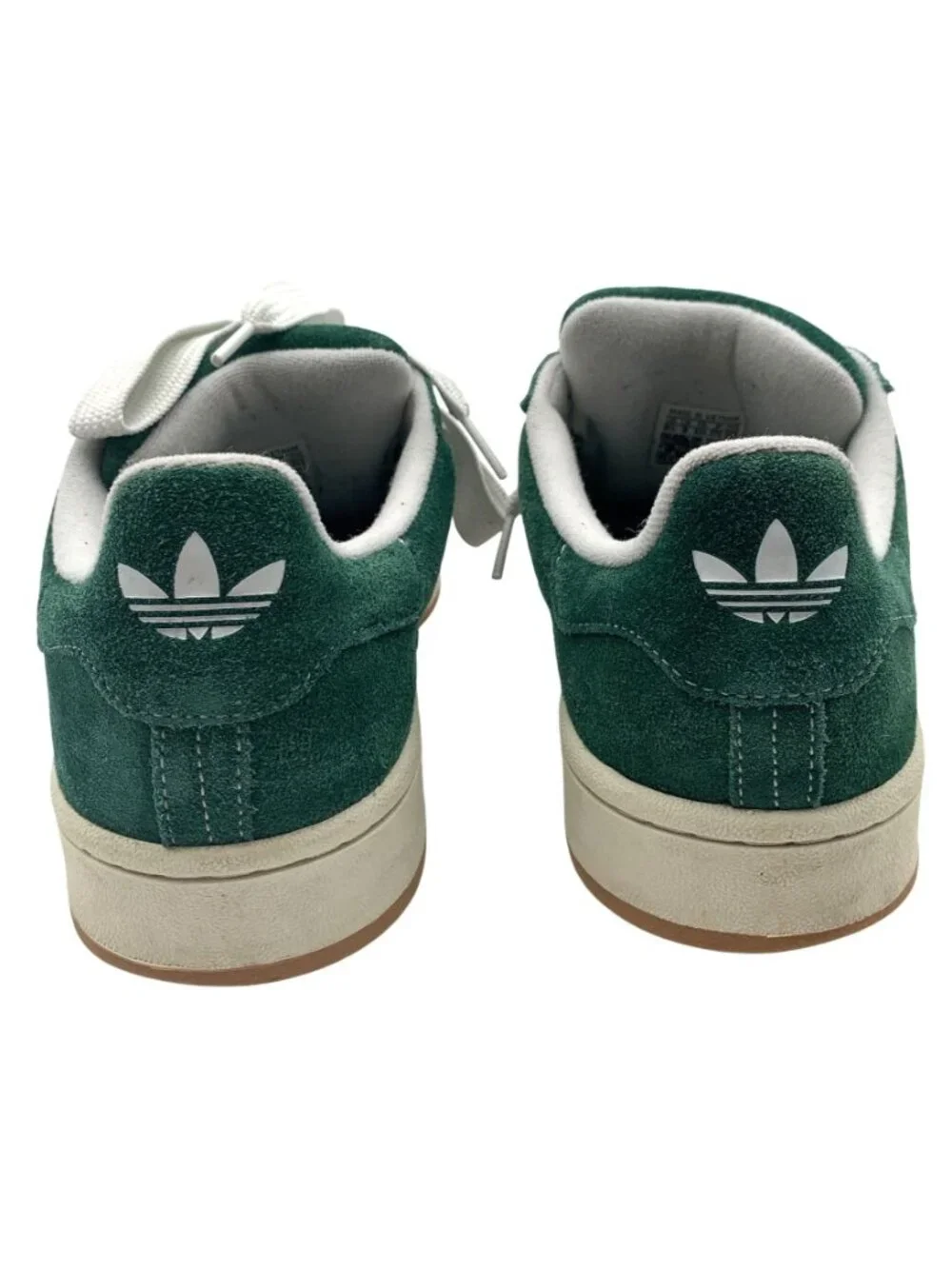 Adidas Campus Green White Sneakers Mens Size 9.5 Classic Casual Shoes